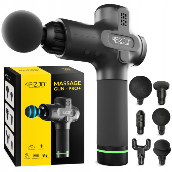 Купить Массажер перкуссионный  4FIZJO Massage Gun PRO+  в Киеве - фото №1